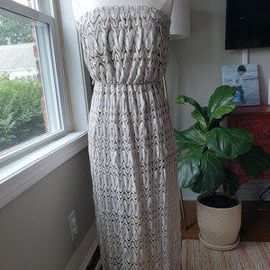 Metallic Maxi Dress  Sans Souci NWT